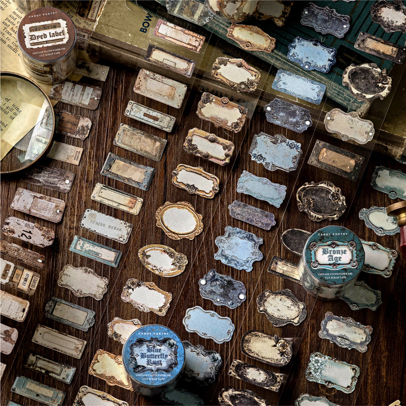 Rust label series Die Cutting Washi Tape – Journaldream