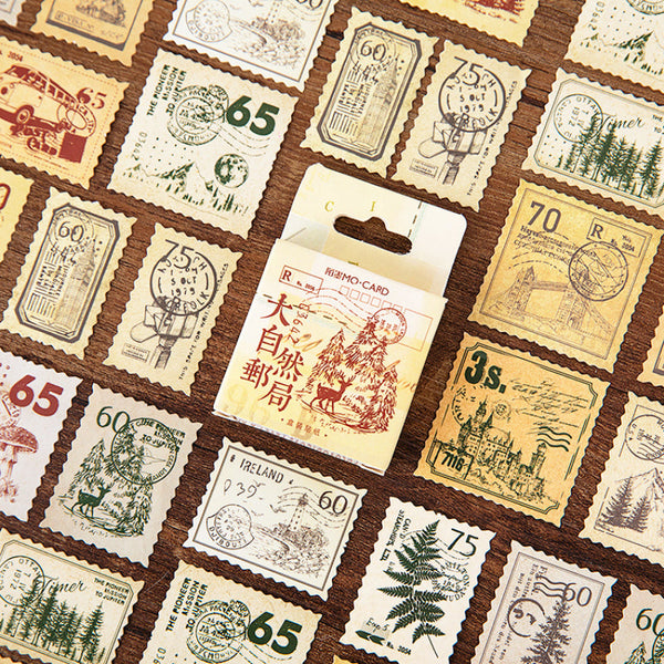 45PCS Nature Post Office sticker