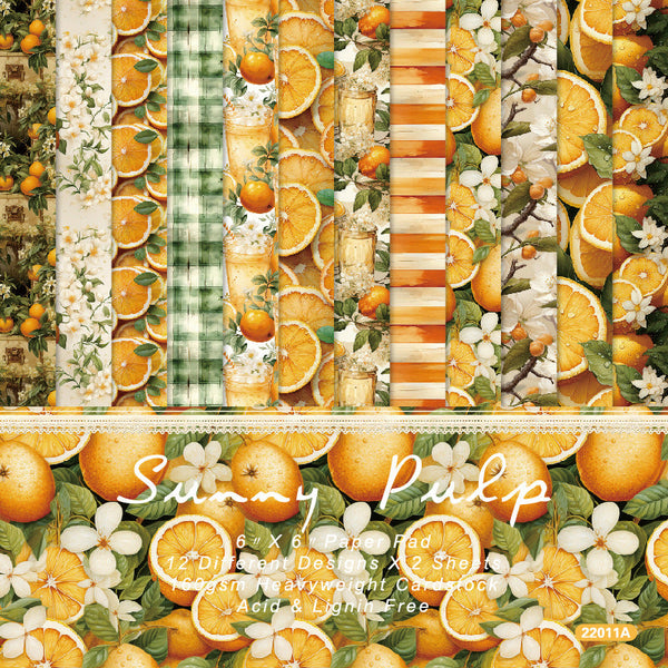 24PCS Sunny Pulp material paper