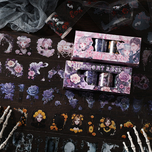 The Mystic Rose Series Die Cutting PET Tape Set