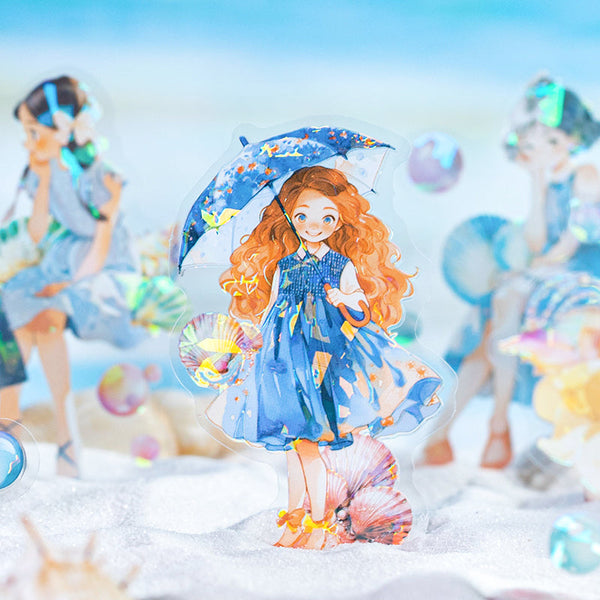 10 piezas de pegatinas de la serie Summer girl 