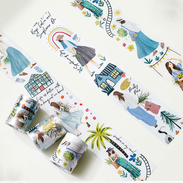 5.5cm*100cm Color tour of Prague Washi/PET Tape