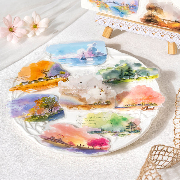 10PCS Seriescape Scenery series sticker