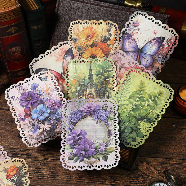 20PCS Banna's garden series material paper