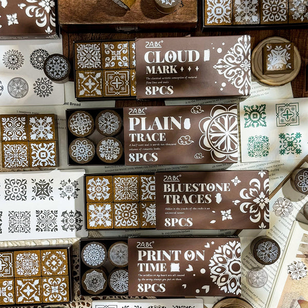 The engraved chapter series stamp set
