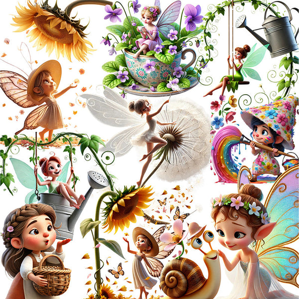 20PCS Lovely girl sticker