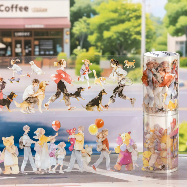 People Coming and Going series PET Tape