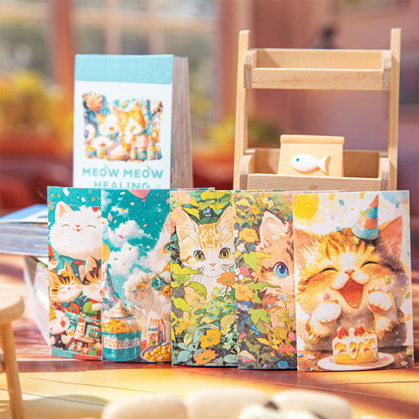 60PCS Miao Miao Healing Series sticker book