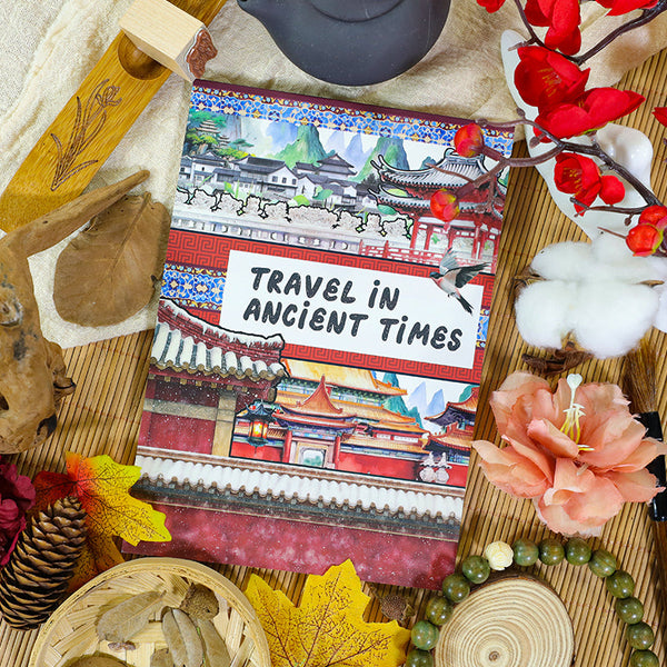 20PCS Travel in ancient times series sticker book