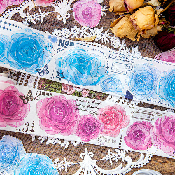 Vintage flower series washi tape