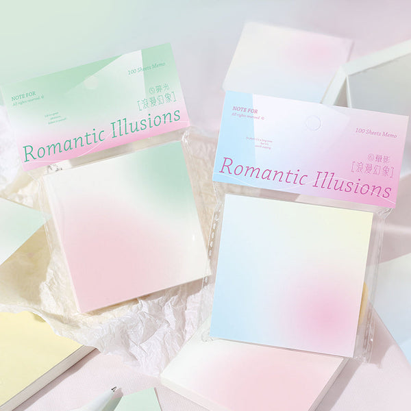 100PCS Romantic Illusion Series note paper