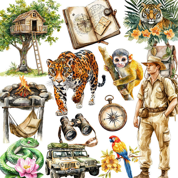 20PCS Jungle hiking sticker