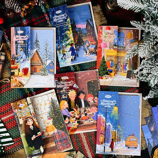 20PCS Christmas Appointment Series material paper