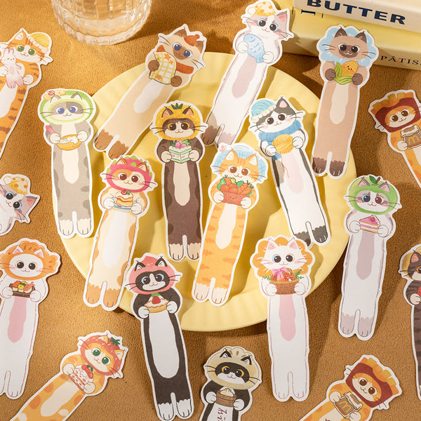 10PCS Cat Cute Imagination Series note paper