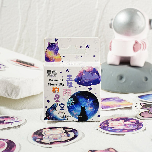 46PCS The starry sky of Mai Ami series sticker