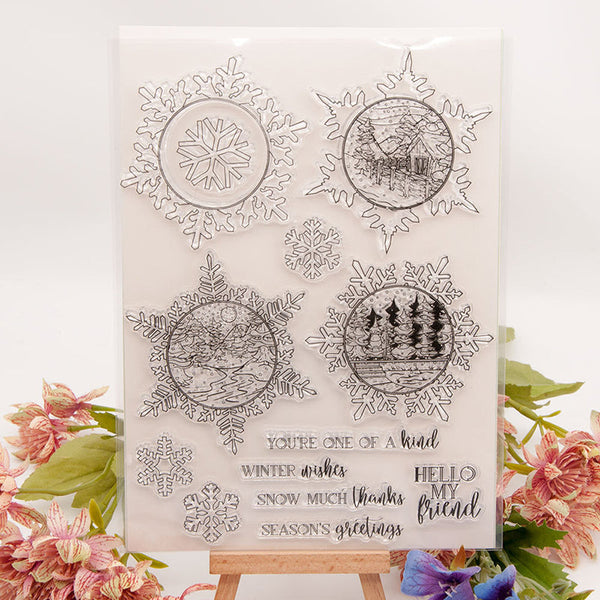 Clear silicone stamp