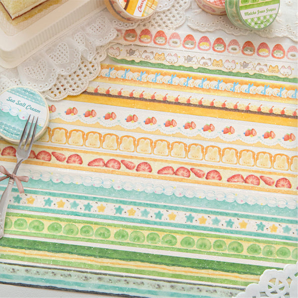 Dingding Cake Shop Series Flash Washi Tape