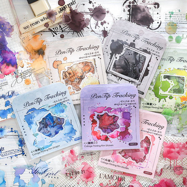 30PCS Pen Tip Tracing Series sticker
