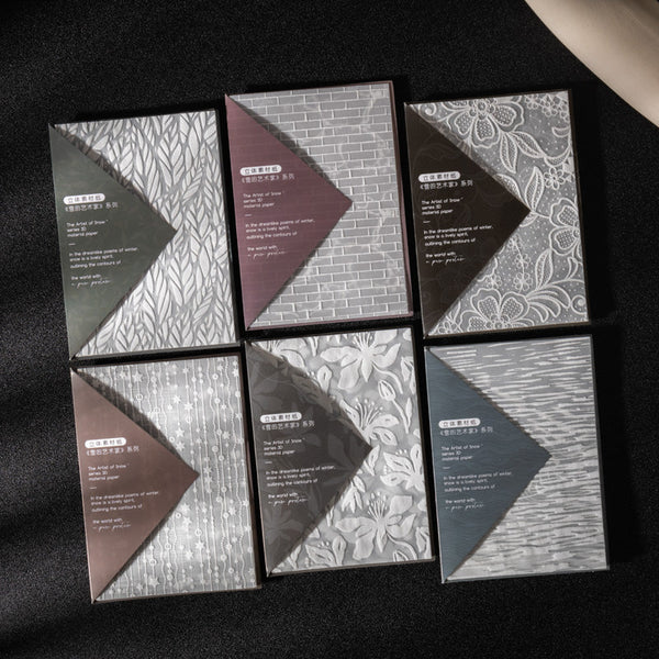 10PCS The Snow Artist Series material paper