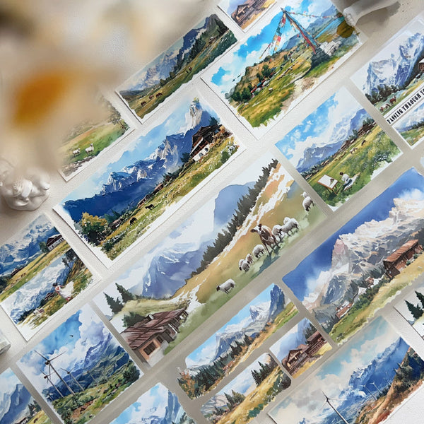 6.5cm*150cm Travel to Altay Die Cutting PET Tape