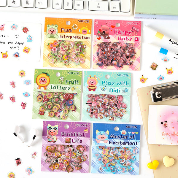 80PCS Pretty Rudi series sticker