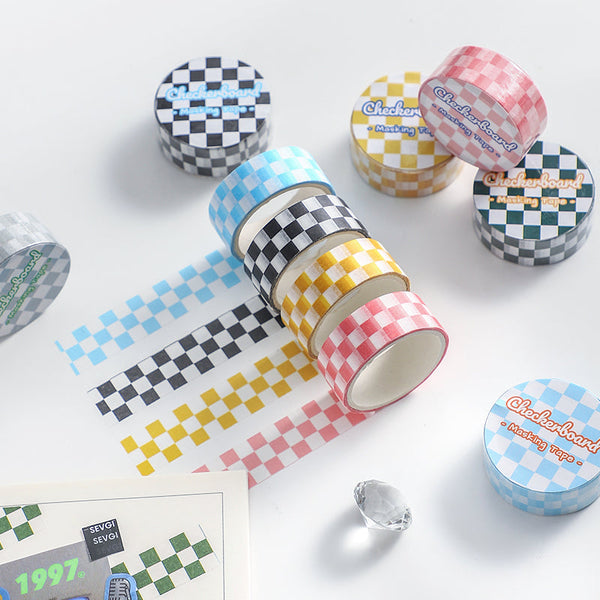 Cinta washi de la serie Checkerboard 