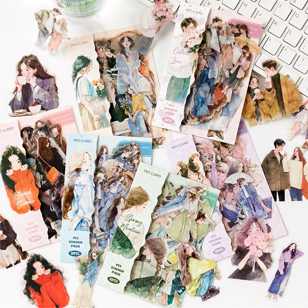 30PCS Happy Live series sticker