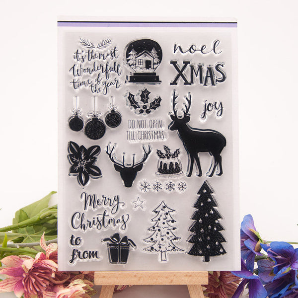 Clear silicone stamp