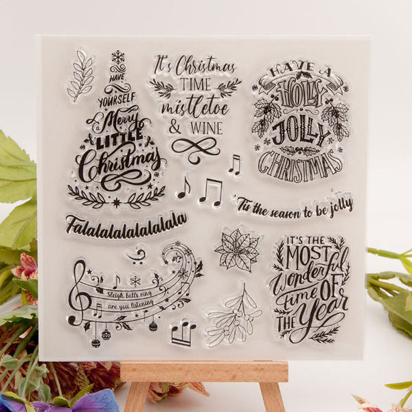 Clear silicone stamp