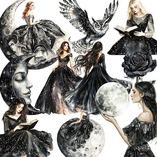 20PCS Moon Goddess sticker