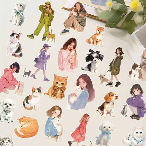 30PCS Warm Companion Series sticker