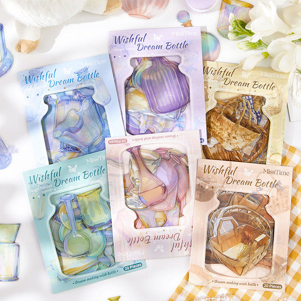 20PCS Wish Dream Bottle Series sticker
