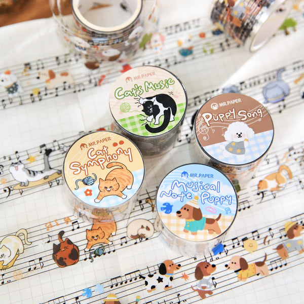 Cute Pet Sheet Music series PET Tape