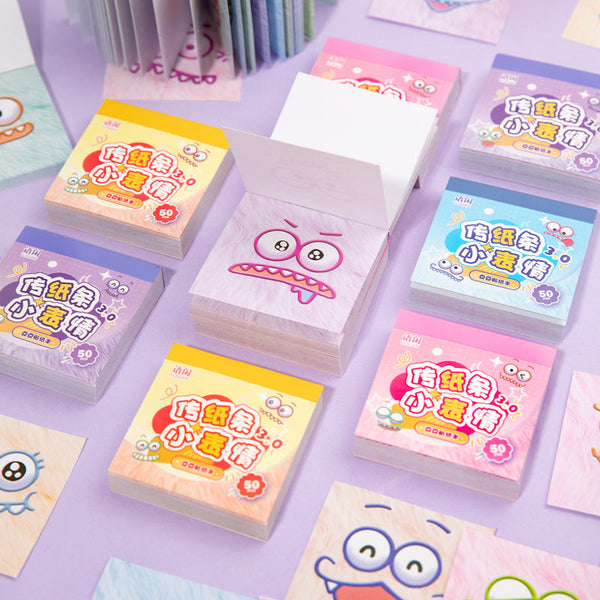 50PCS Small emojis series sticker book