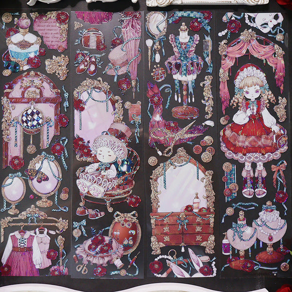 6 cm x 86 cm Lolita-Kaninchenmuschel-PET-Klebeband in Hellbraun