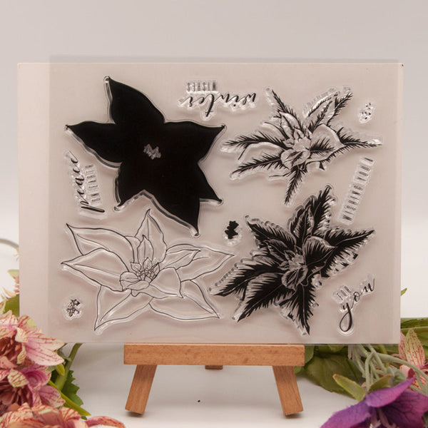 Clear silicone stamp