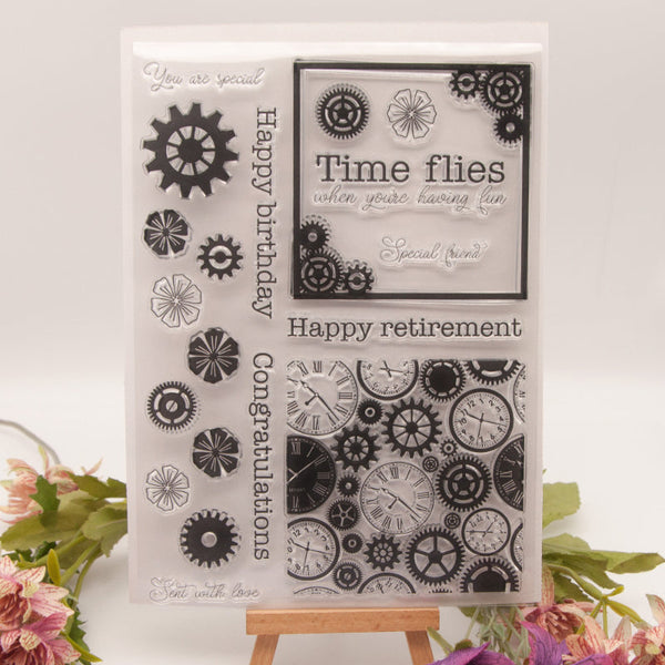 Clear silicone stamp