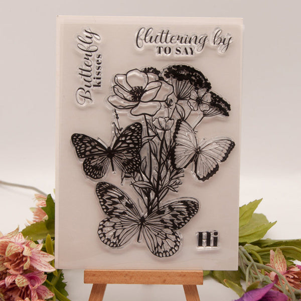 Clear silicone stamp