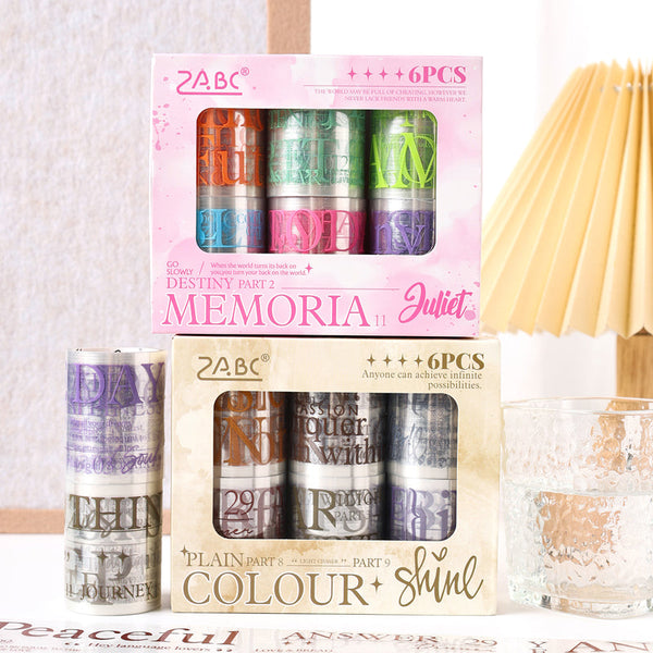 Stars Can Be Picked Series Die Cutting PET Tape Set
