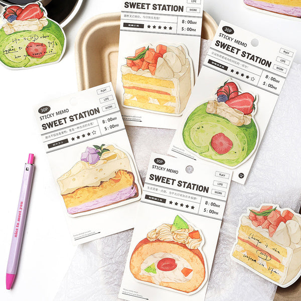 30PCS Sweet Platform Series note paper