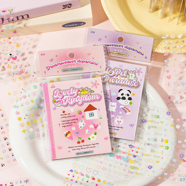 32PCS Dedecms dopamine series sticker book