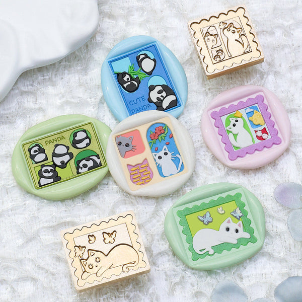 Animal Home Amusement Park Series Wax Seal Stamp