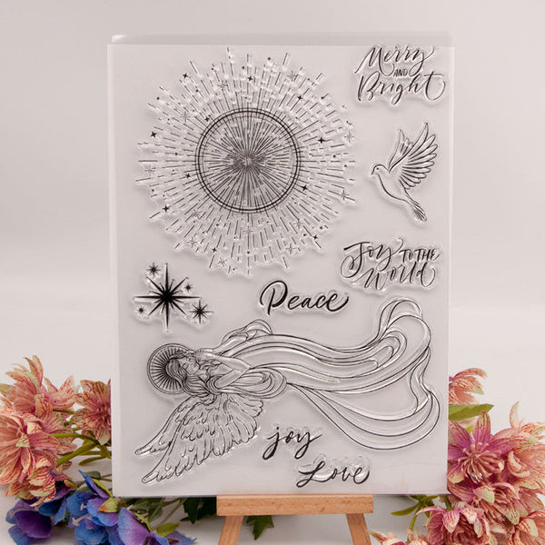 Clear silicone stamp