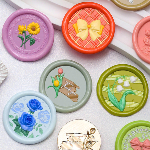 Lace Flower Series Wax Seal Stamp