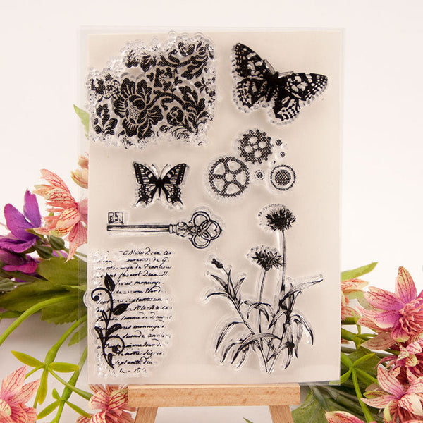 Clear silicone stamp