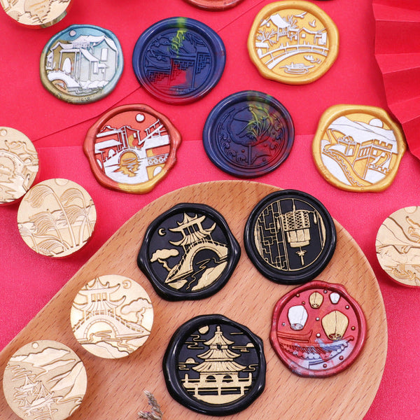 Jiangnan ancient lane series Wax Seal Stamp