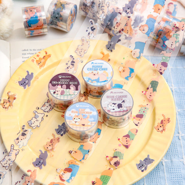 Tail Small Squad series Die Cutting PET Tape