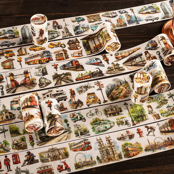 Car Street View series Washi Tape