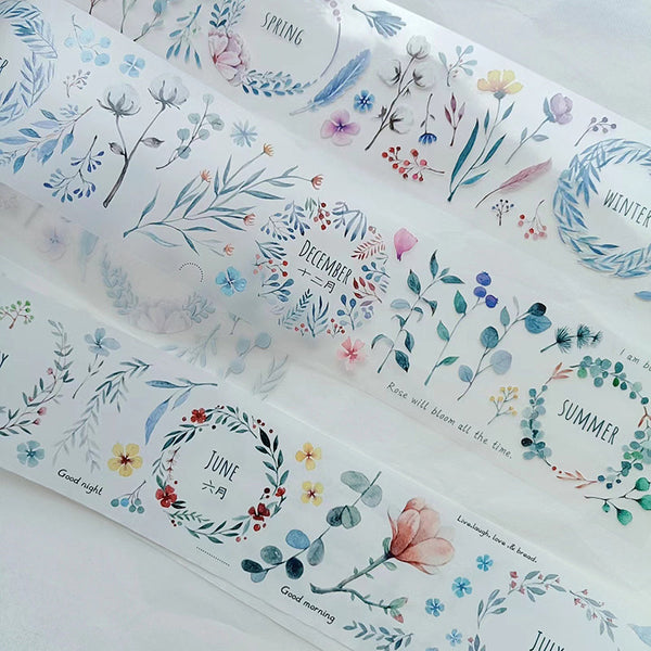 6cm*333cm branch Washi/PET Tape