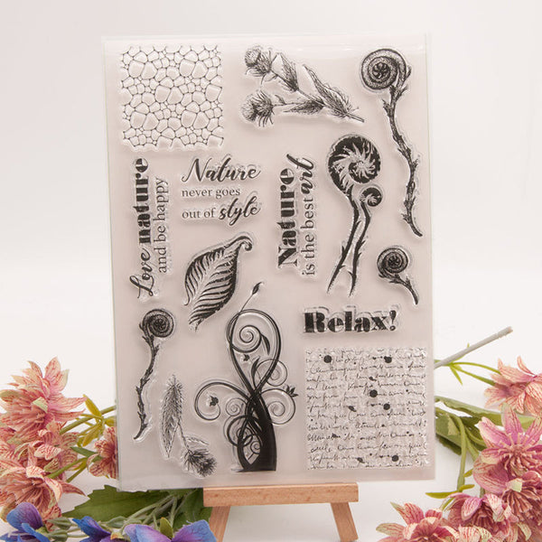 Clear silicone stamp